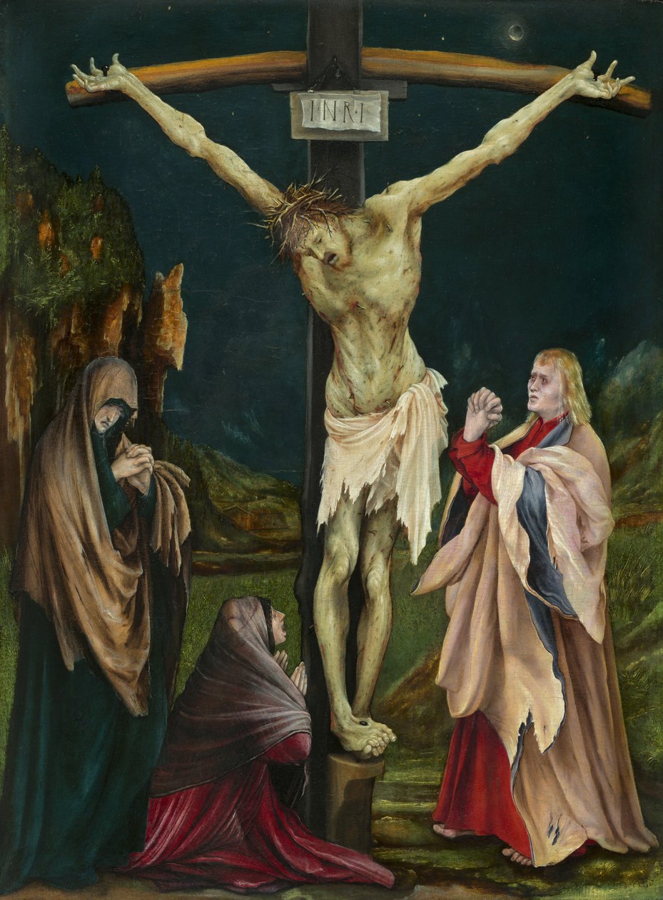 Küçük Çarmıha Gerilme, c.1511-20 (panelde yağlı boya) by Matthias (c.1480 1528) Grunewald