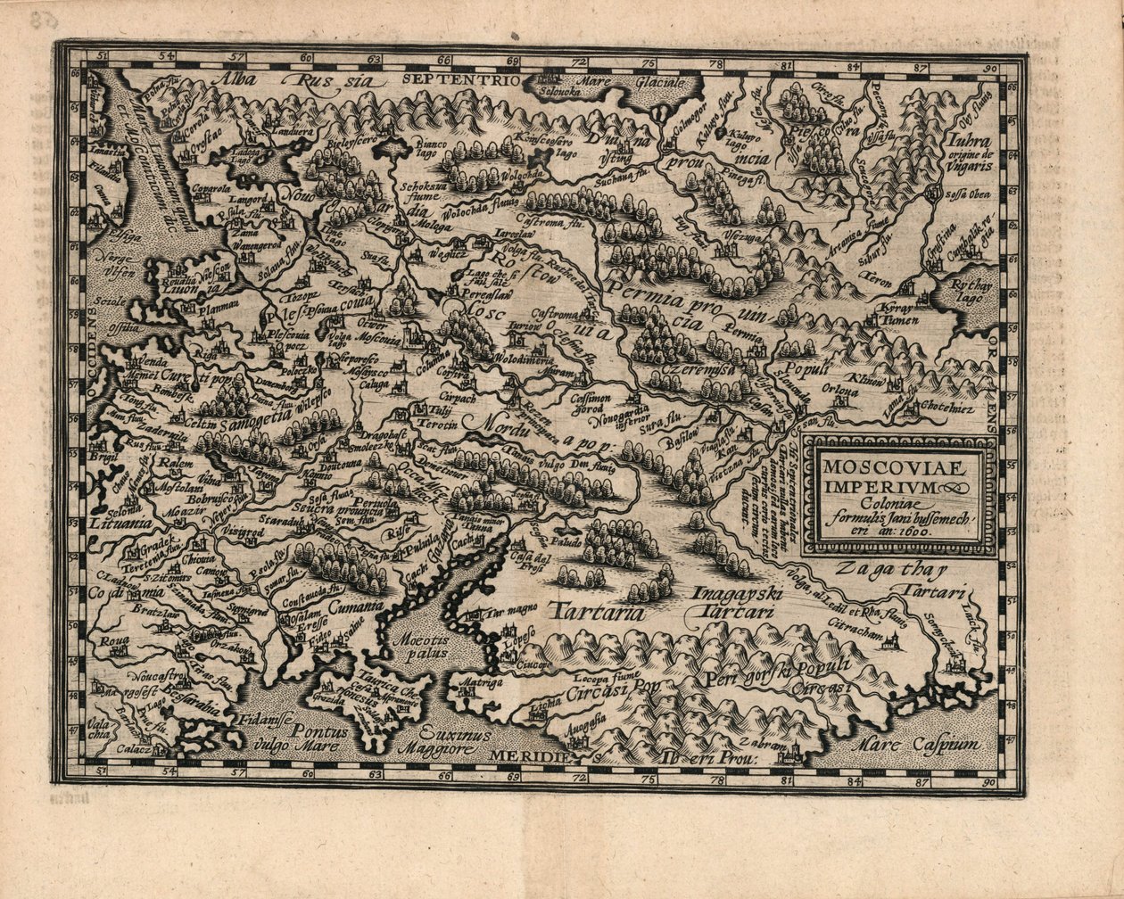 Moskova İmparatorluğu, 1600 by Matthias Quad