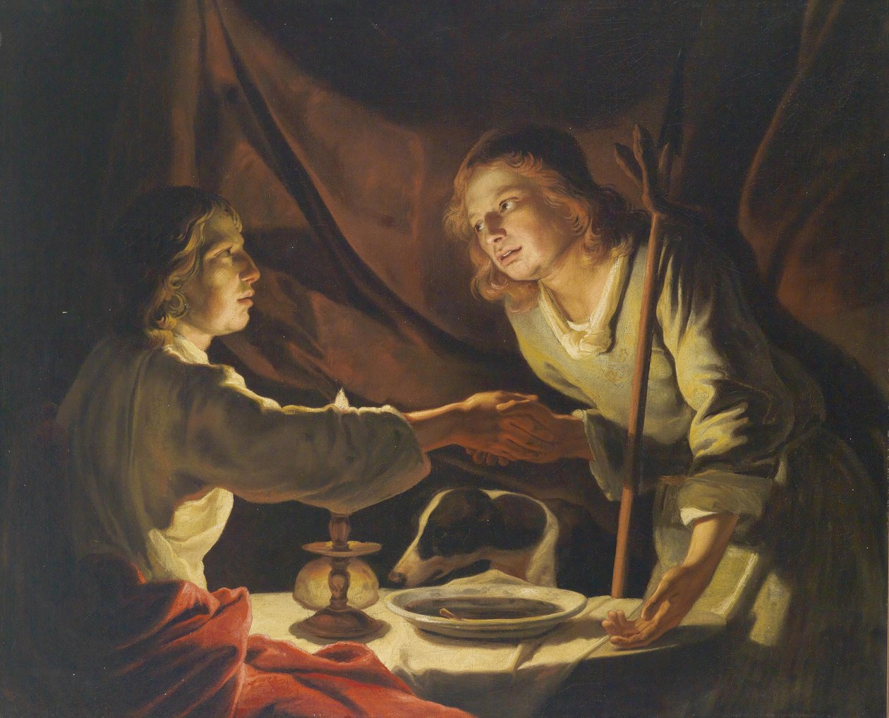 Esav ve Yakup by Matthias Stomer