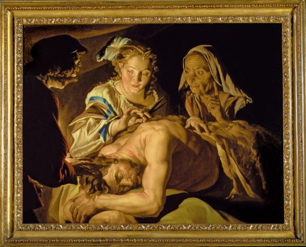 Samson ve Delilah by Matthias Stomer