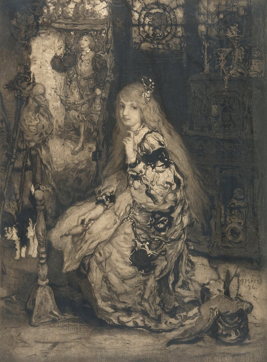 Milli kız, 1874 by Matthijs Maris