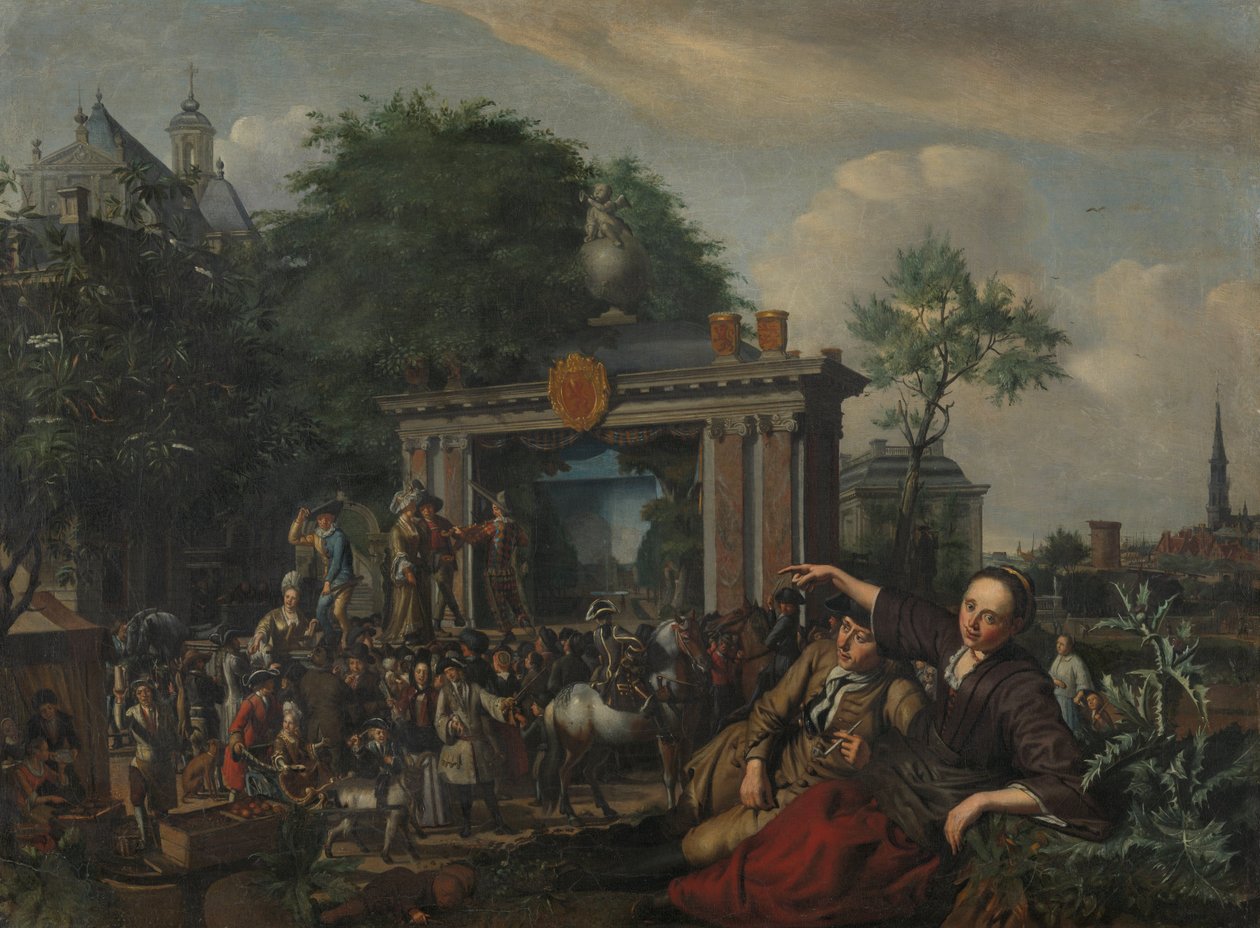 Açık Havada Tiyatro Gösterisi by Matthys Naiveu