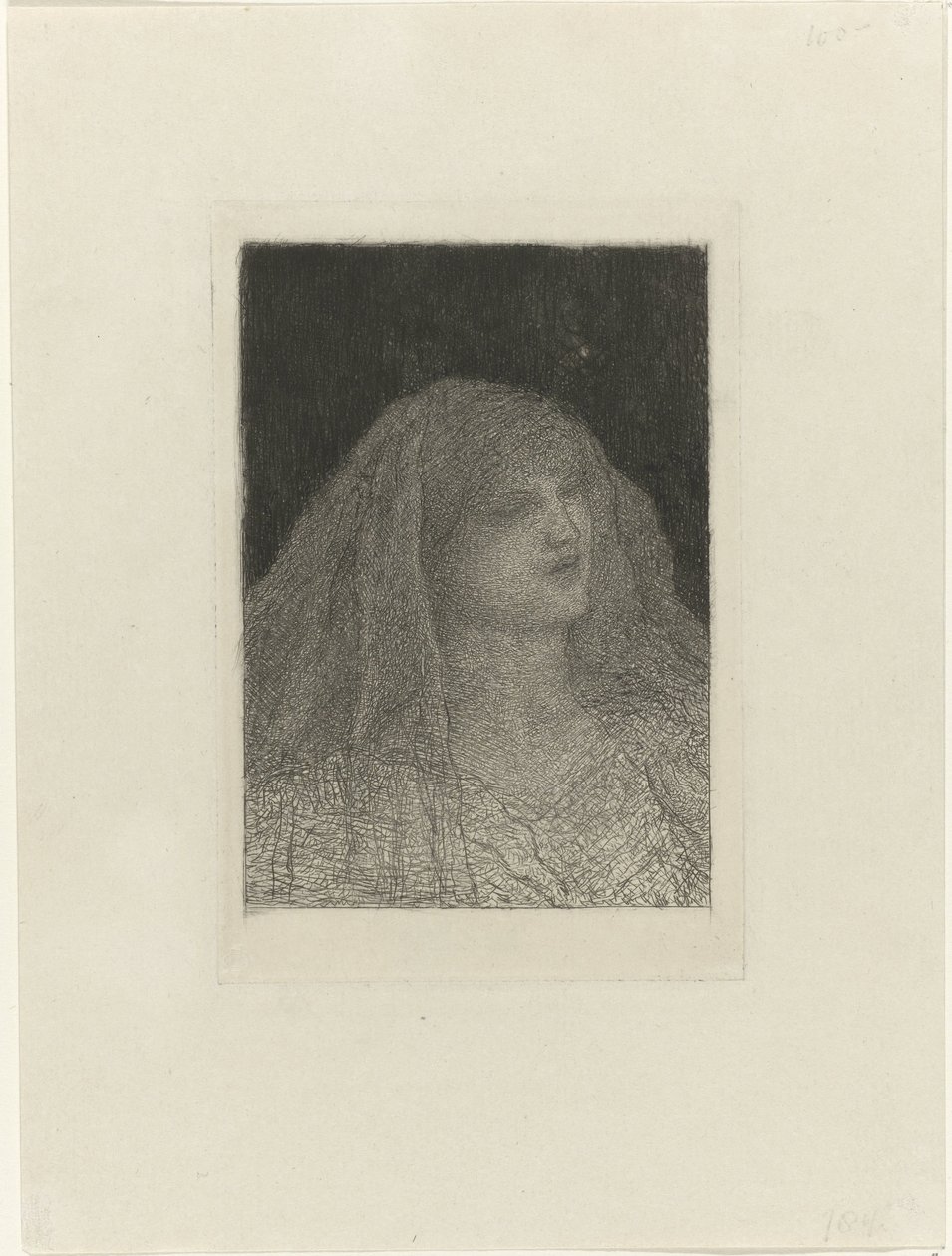 peçeli kadın by Matthijs Maris
