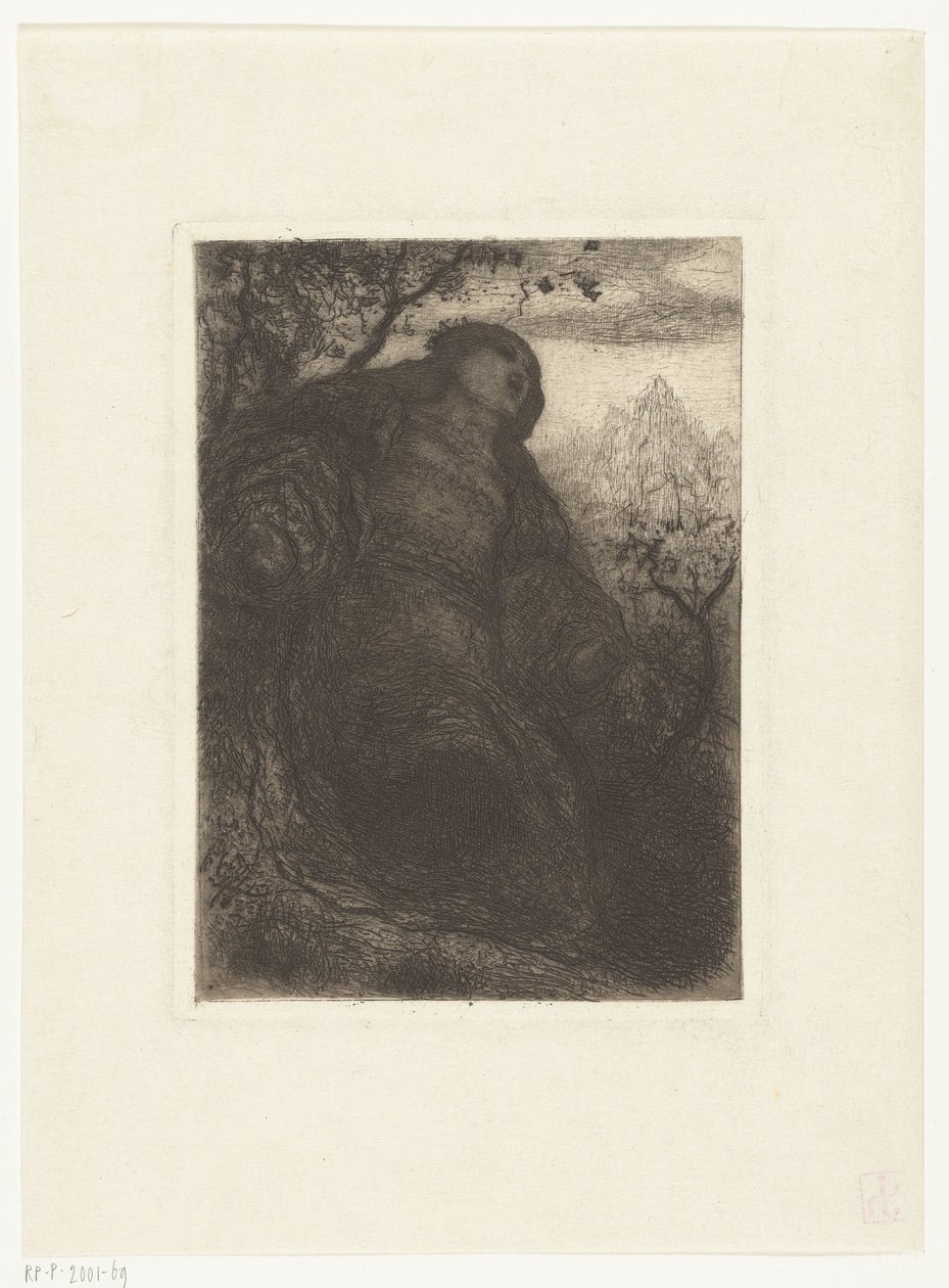 Ağacın Altındaki Kadın Shalott'un Hanımı by Matthijs Maris