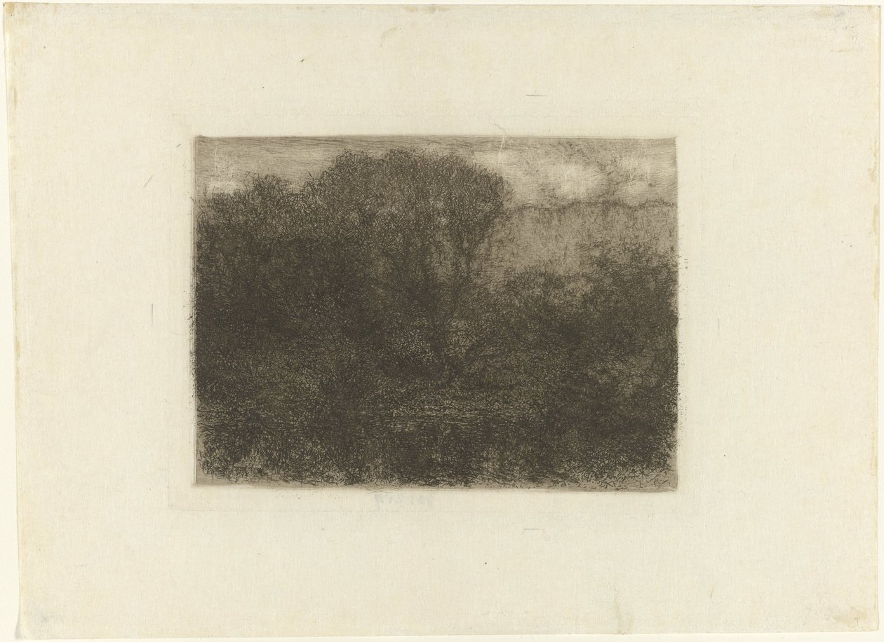 ormanlık gölet by Matthijs Maris