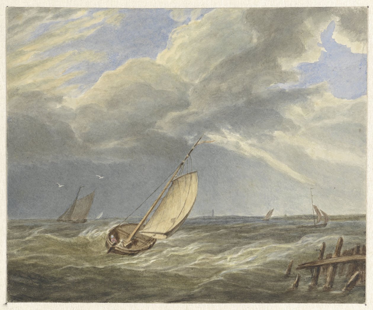 deniz manzarası by Matthijs Maris