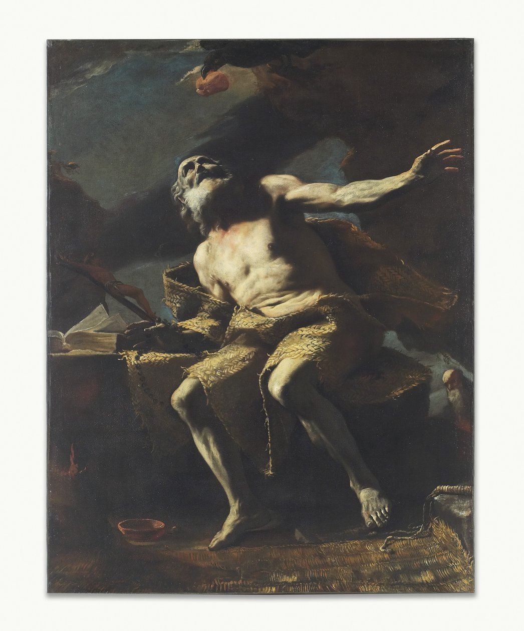 Aziz Paul Hermit, c. 1656-60 by Mattia Preti