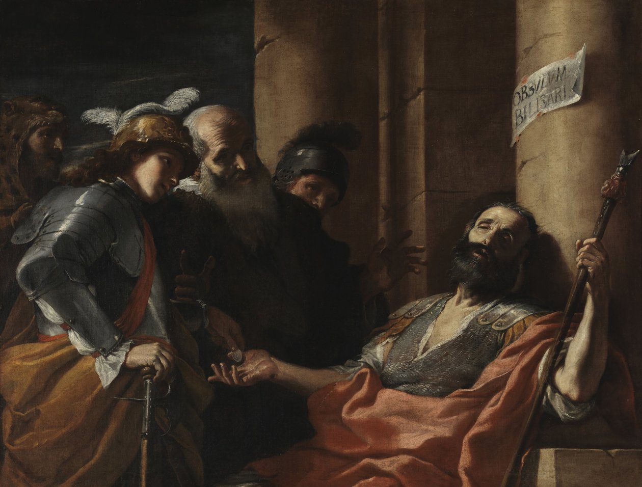 Belisarius Sadaka Alırken by Mattia Preti