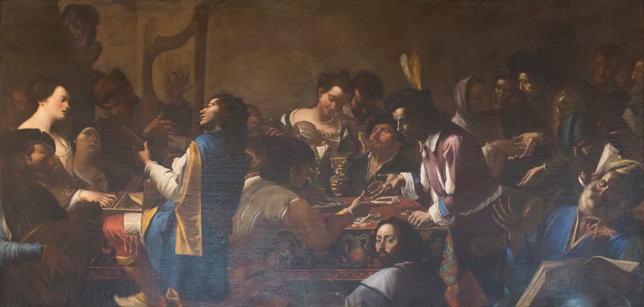 Beş duyunun alegorisi by Mattia (1613 99) Preti