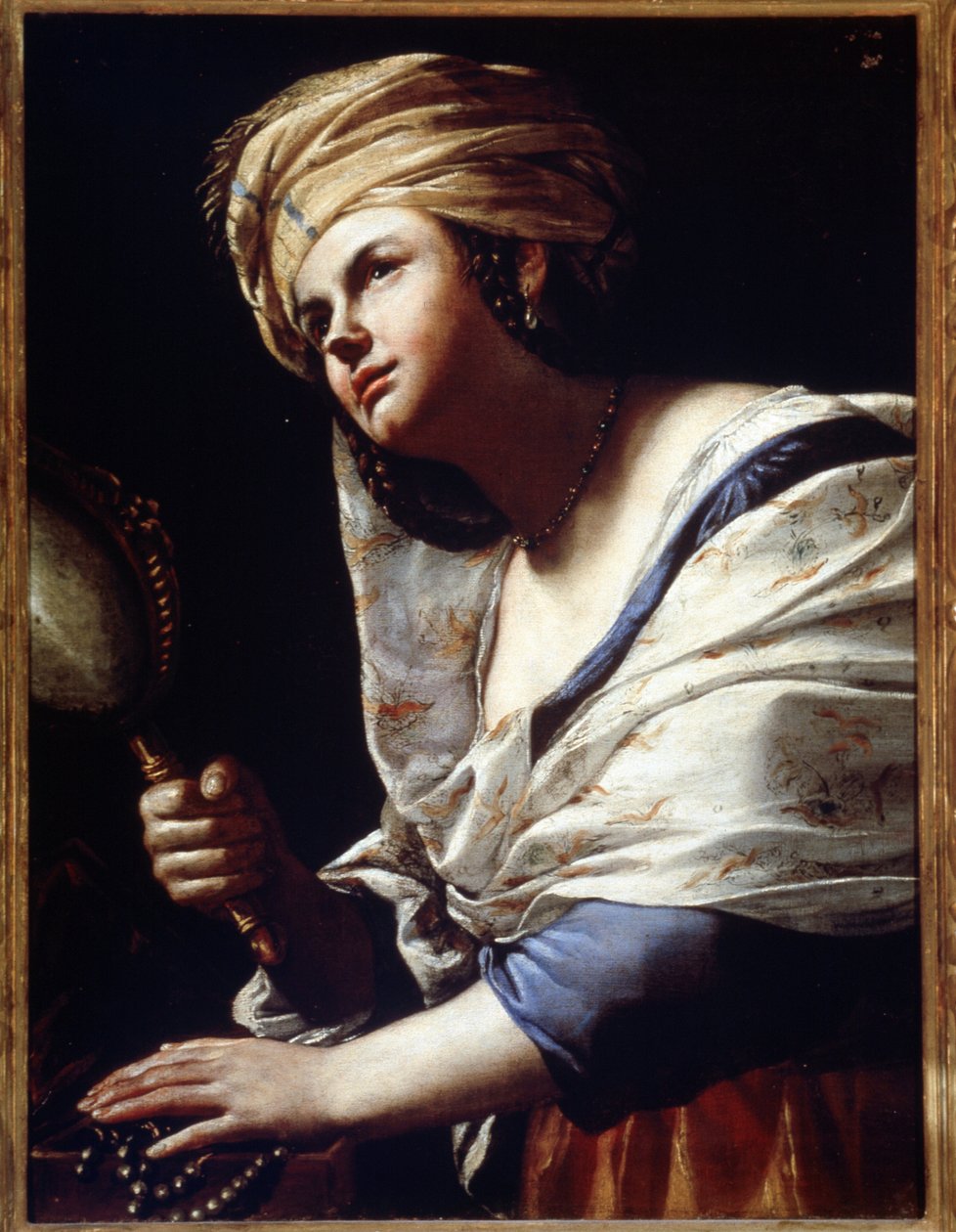Vanit. Vanitas (Kibir). Peinture de Mattia Preti Calabria Şövalyesi (1613-1699) by Mattia Preti