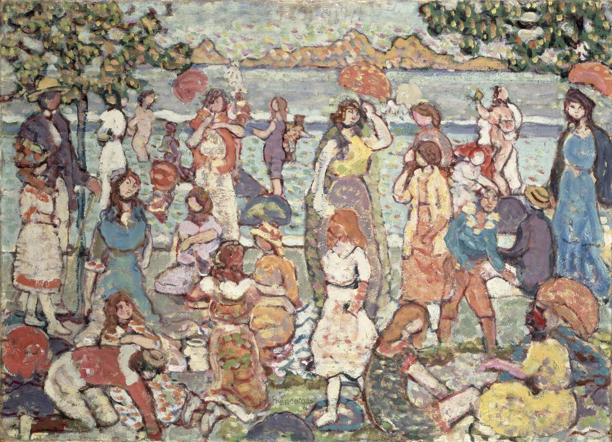 Figürlü Peyzaj, 1921 by Maurice Brazil Prendergast