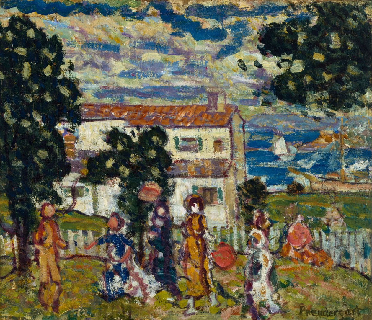 New England Köyü, 1912-14 by Maurice Brazil Prendergast