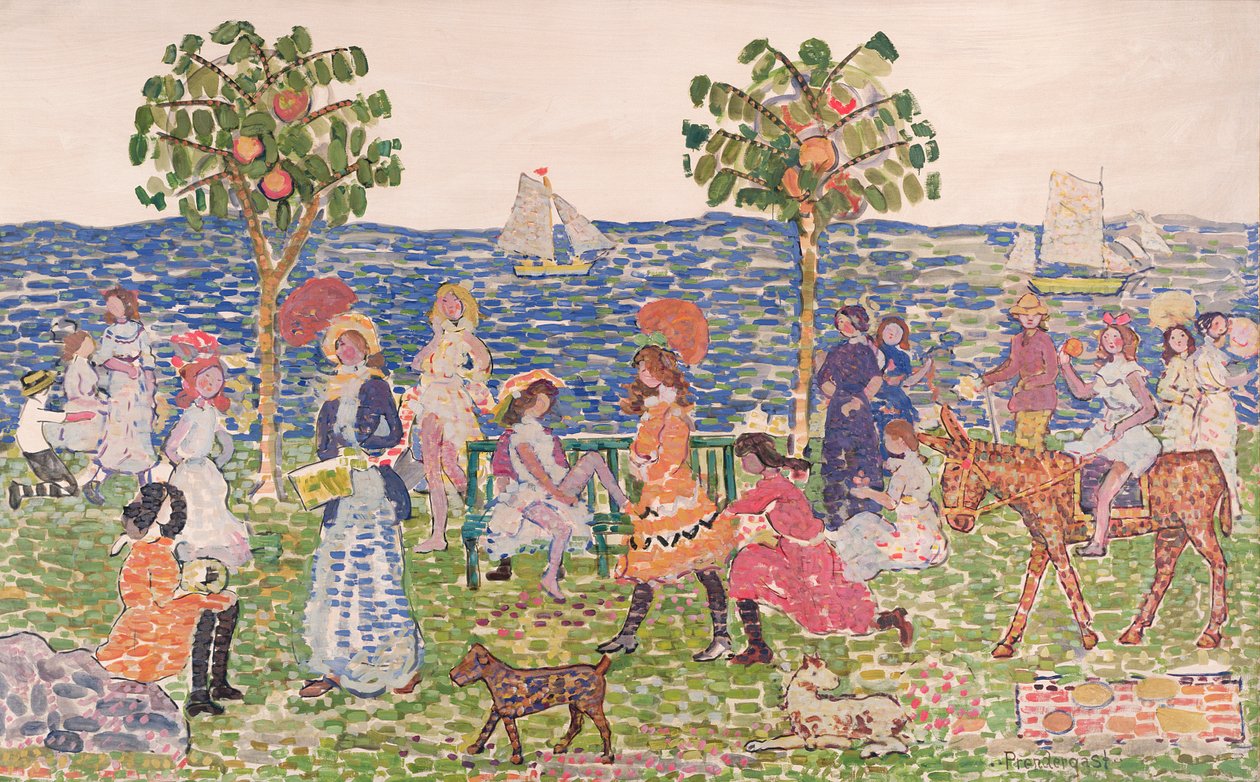 Gezinti, 191415 by Maurice Brazil Prendergast