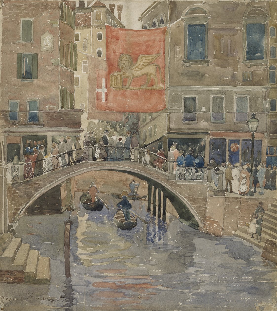 Venedik, c.1898-99 by Maurice Brazil Prendergast