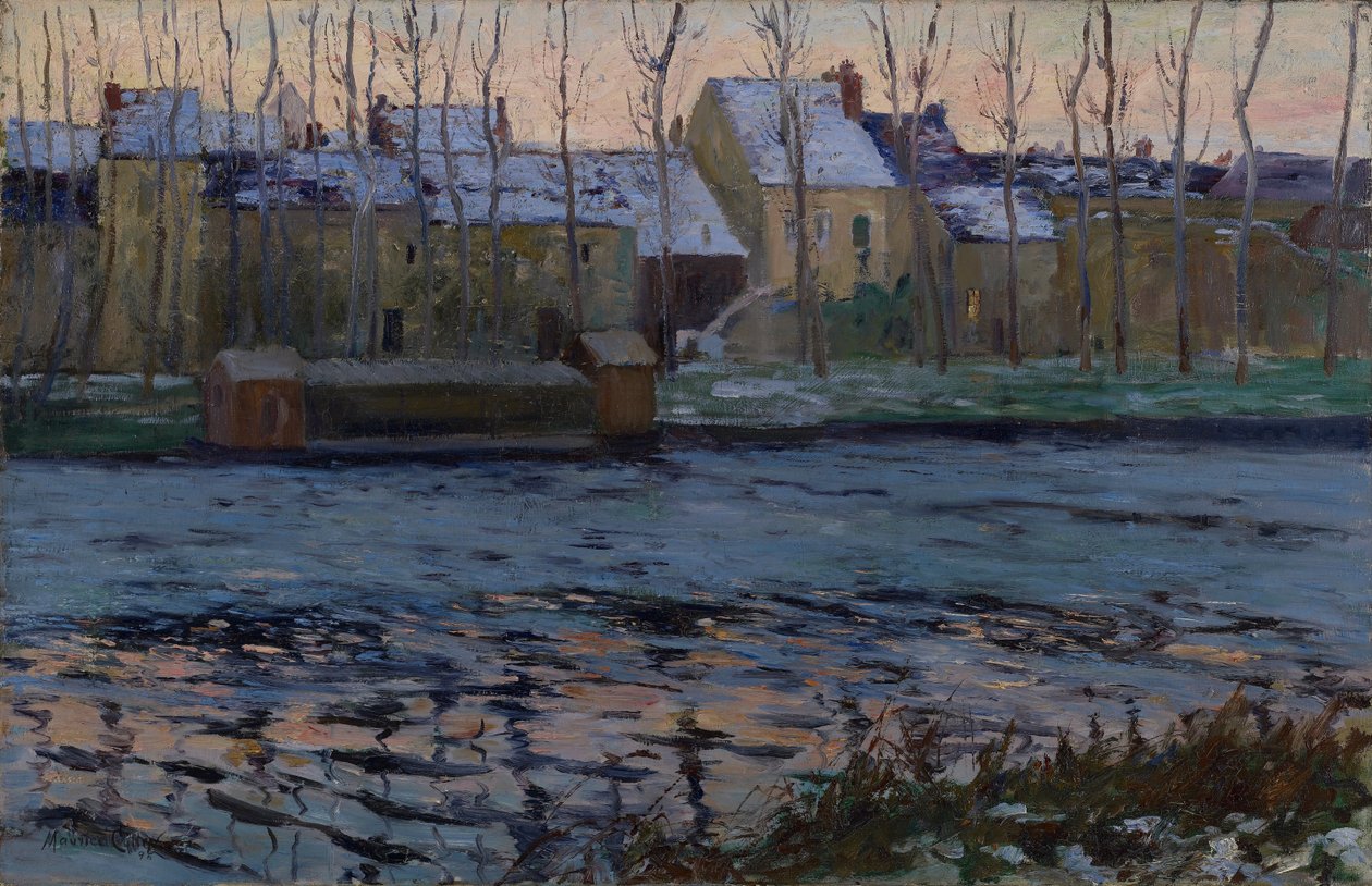 Moret, Kış by Maurice Galbraith Cullen
