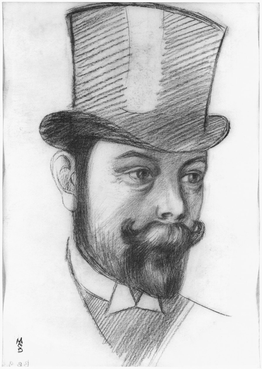 Andre Mellerio, 1899 (tebeşir) by Maurice Denis