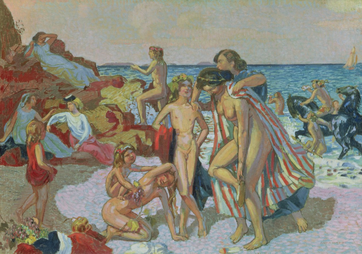 Bacchus and Ariadne, 1907  by Maurice Denis