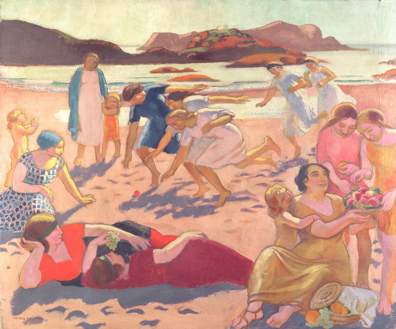 Sahilde Top Oyunu, 1922 by Maurice Denis