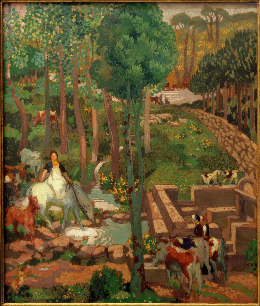 Epona, sürülerin tanrıçası by Maurice Denis