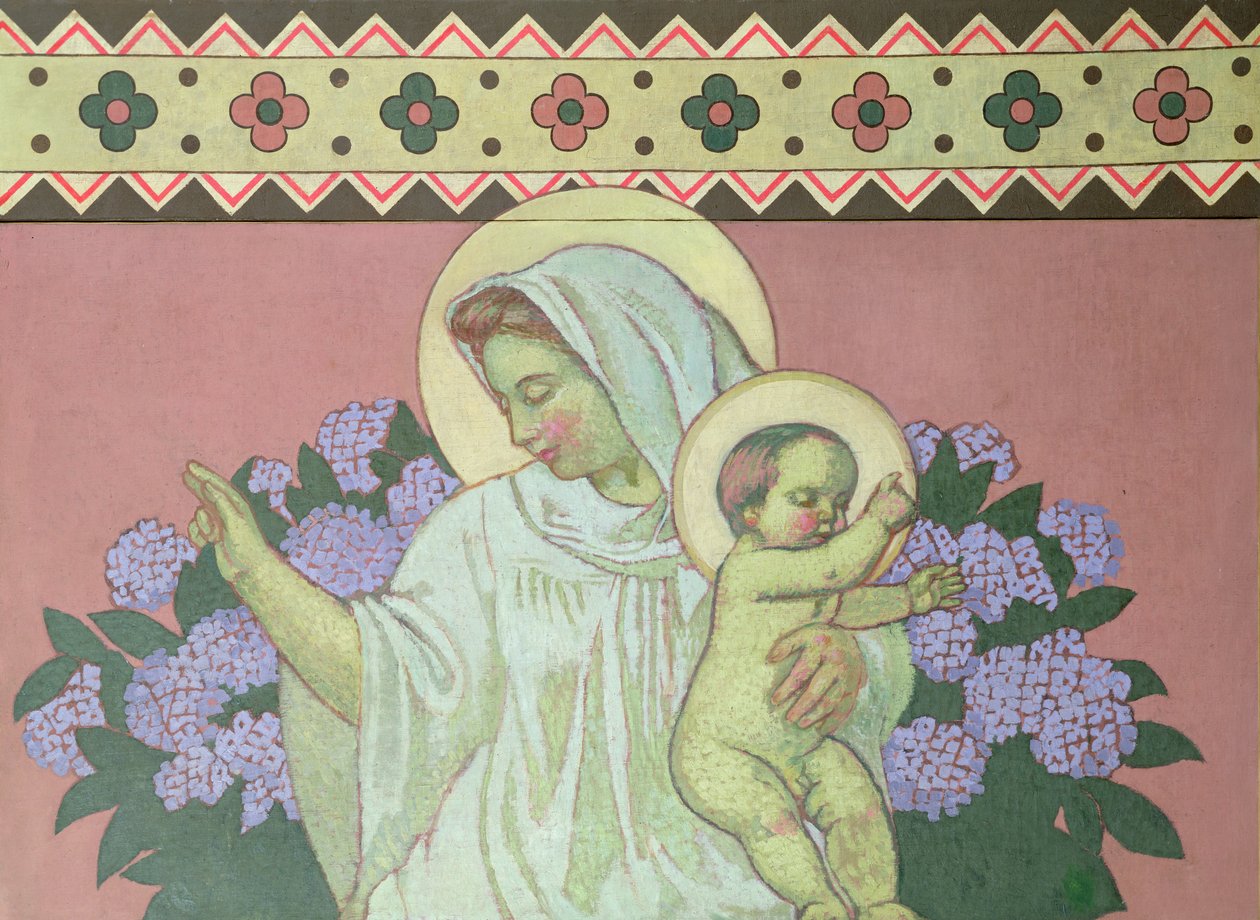 Grace, central section from the decoration of the artist