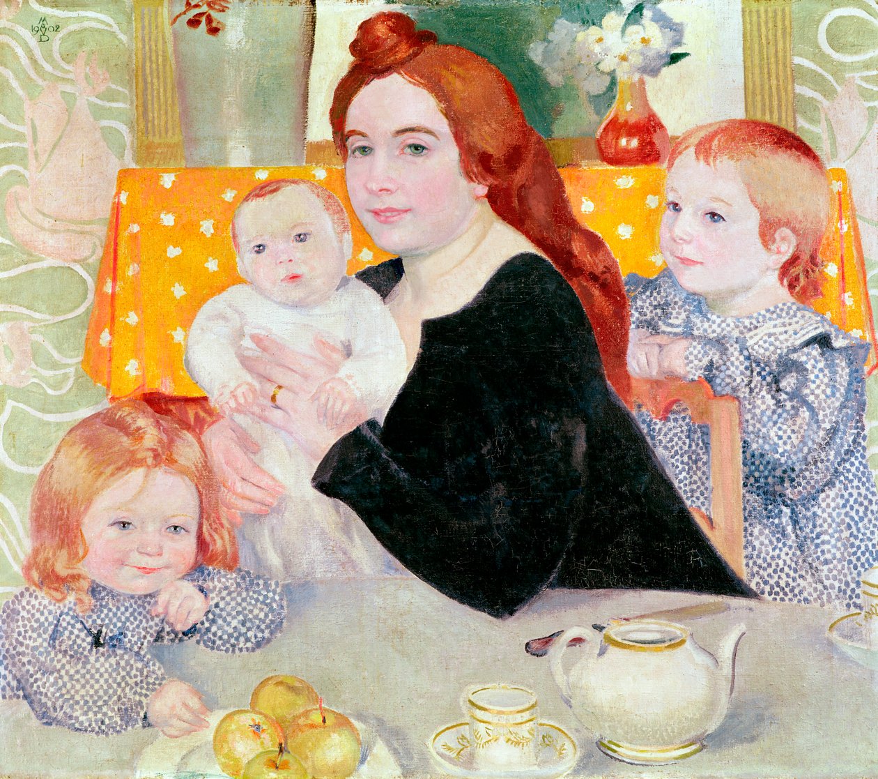 Mavi ve Sarı Geniş Aile Portresi, 1902 by Maurice Denis