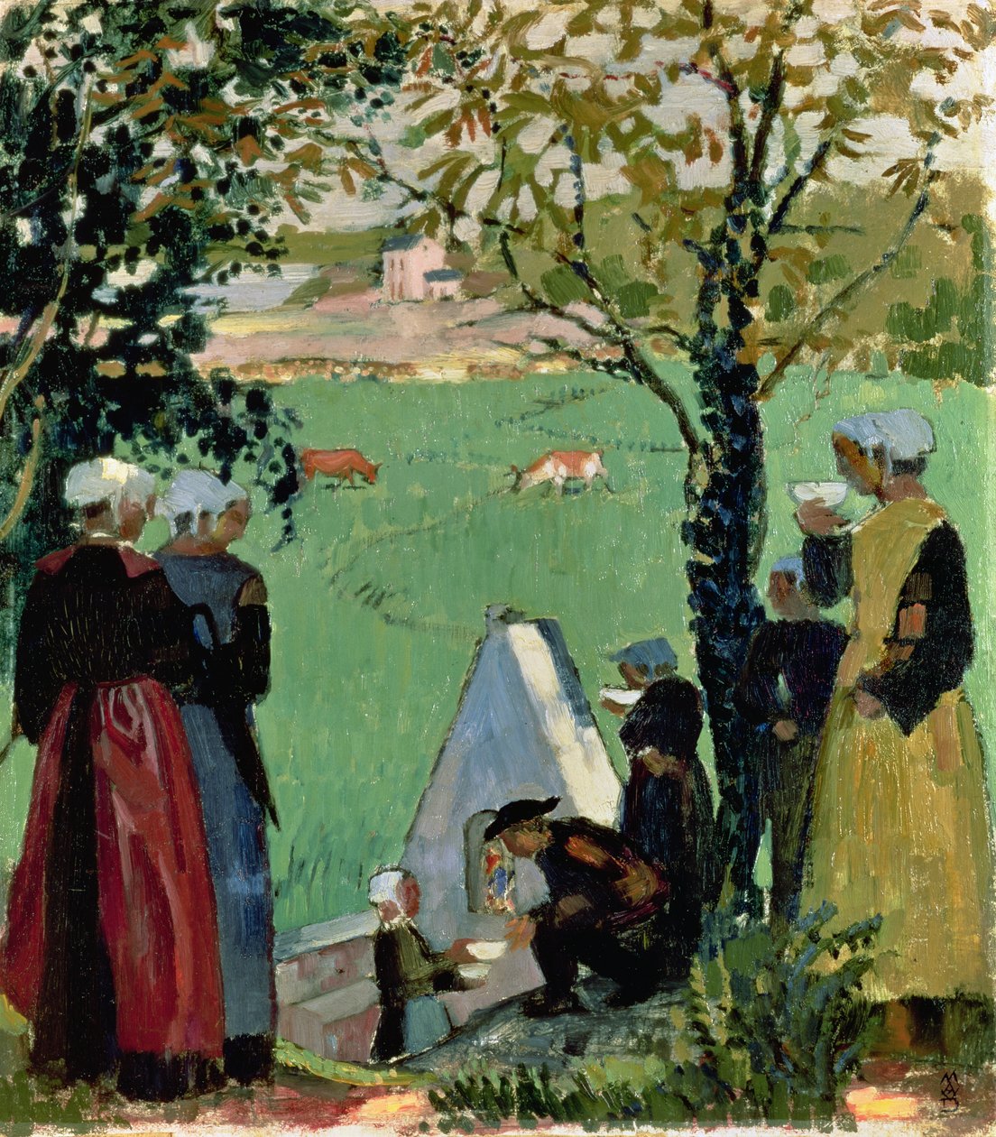 The Sacred Spring in Guidel, c.1905  by Maurice Denis