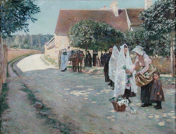 Genç Bir Kızın Cenazesi, 1888 by Maurice Eliot