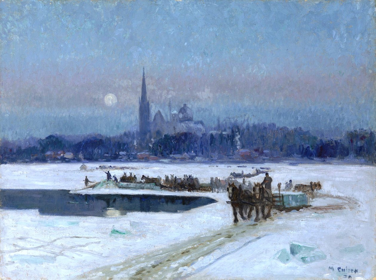Buz kesiciler, Longueuil by Maurice Galbraith Cullen