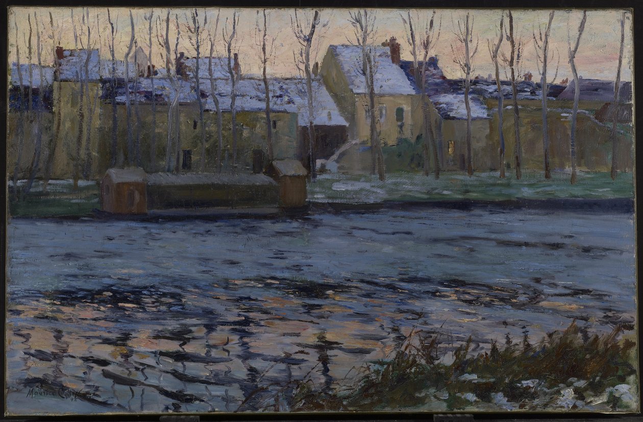 Moret, Kış, 1895 by Maurice Galbraith Cullen