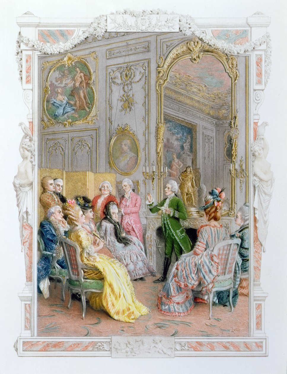 Edebi Bir Suare, 1890 by Maurice Leloir