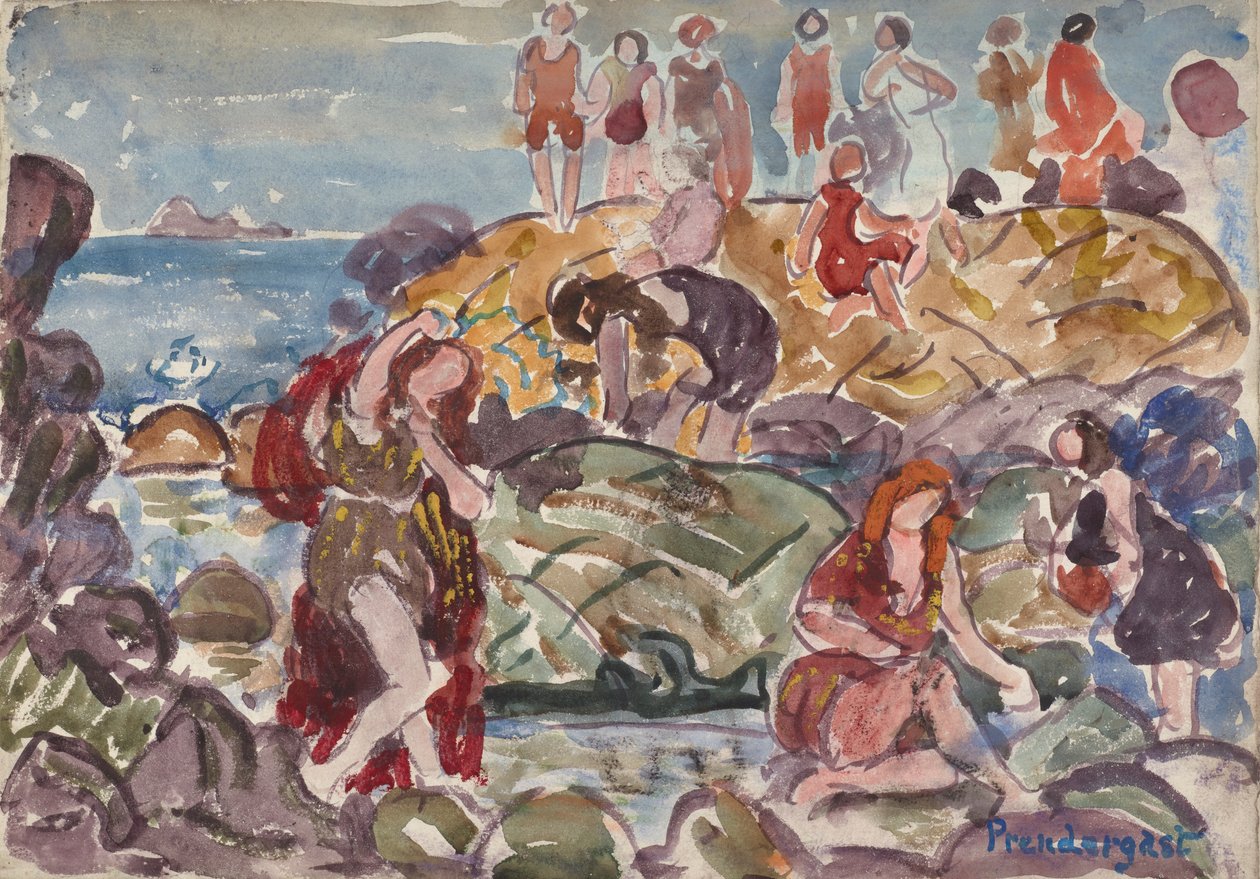 New England ShorenAlmanca: Coast of New England by Maurice Brazil Prendergast