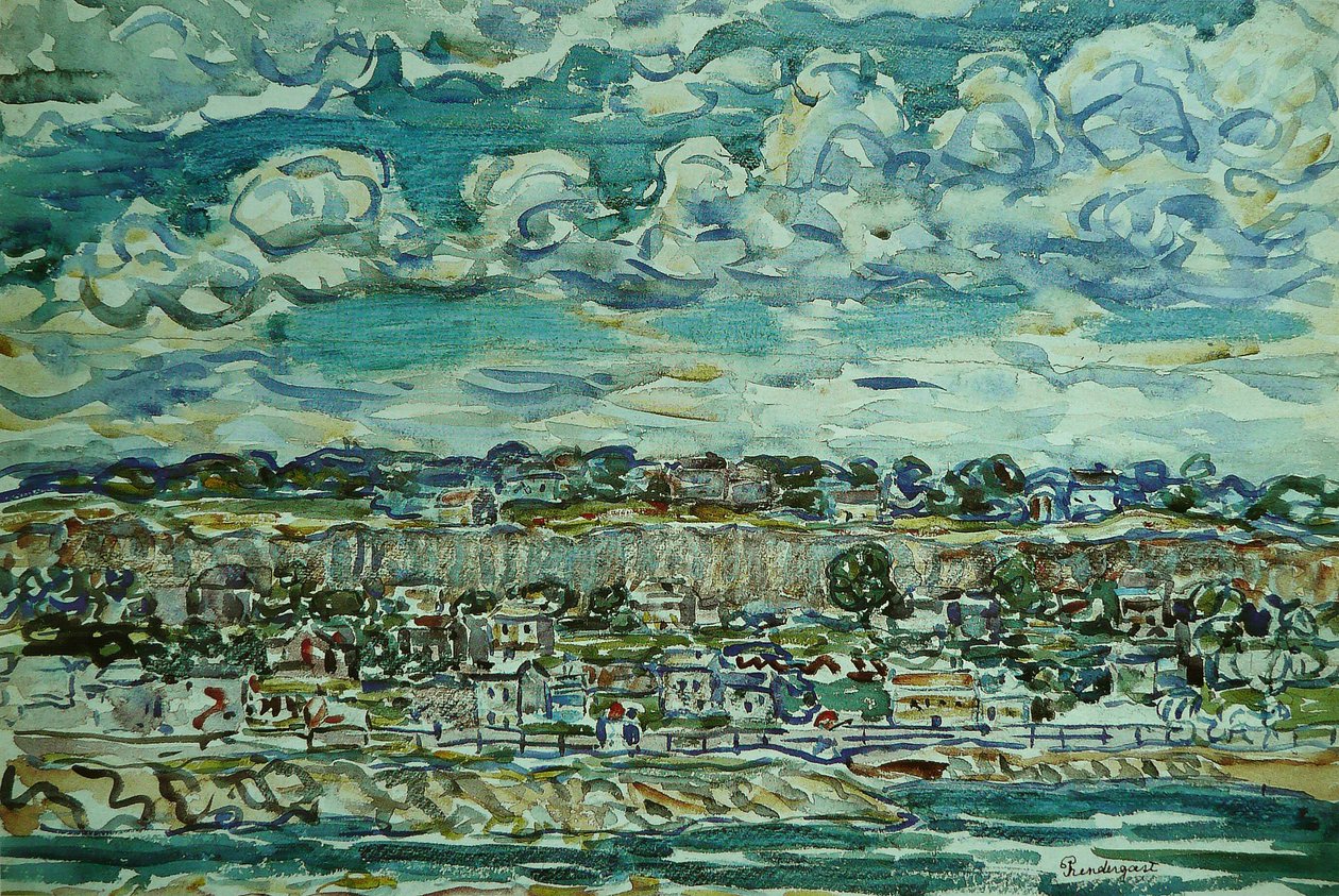 St. Malon Fransızca: Saint-Malon by Maurice Brazil Prendergast