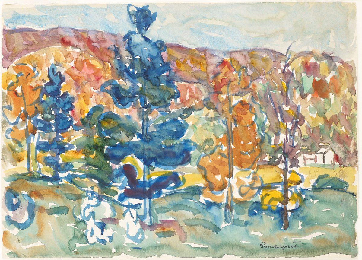 Sonbahar by Maurice Brazil Prendergast