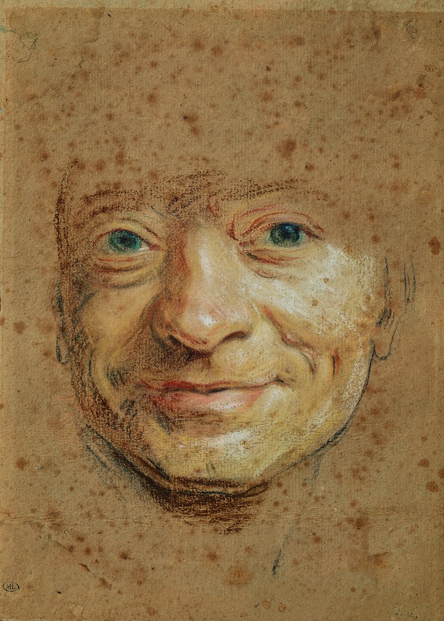 Otoportre (kağıt üzerinde pastel) by Maurice Quentin de La Tour