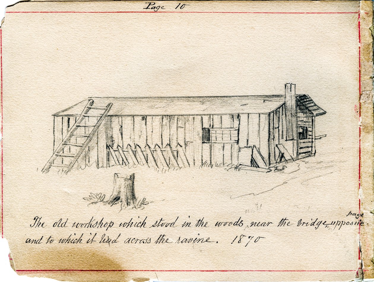 1870 yılında Indiana, Saint Mary-of-the-Woods, Providence Rahibeleri gerekçesiyle atölye by Maurice Schnell