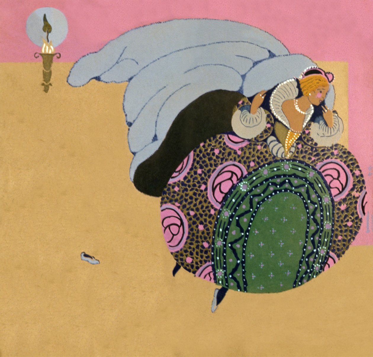 Cinderella, c.1910-1920 (illüstrasyon) by Maurice Berty