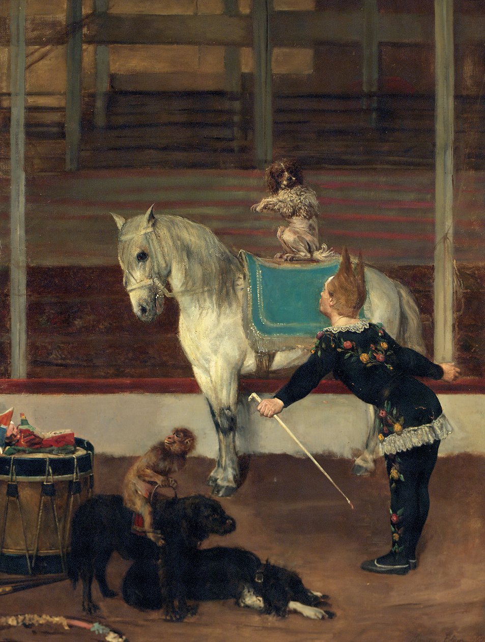 Sirk Göstericileri, 1875 by Maurice Blum