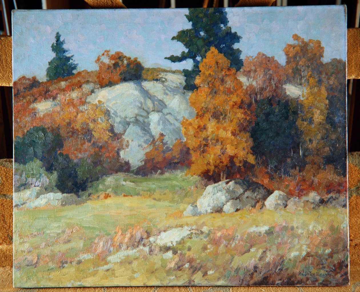 Sonbaharda Kaya Çıkıntısı, c.1929 by Maurice Braun