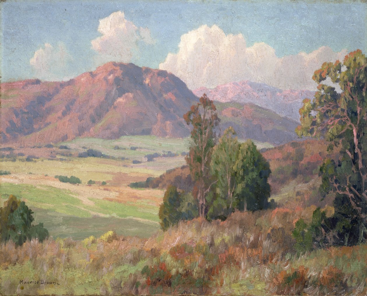 San Diego Tepeleri (tuval üzerine yağlı boya) by Maurice Braun