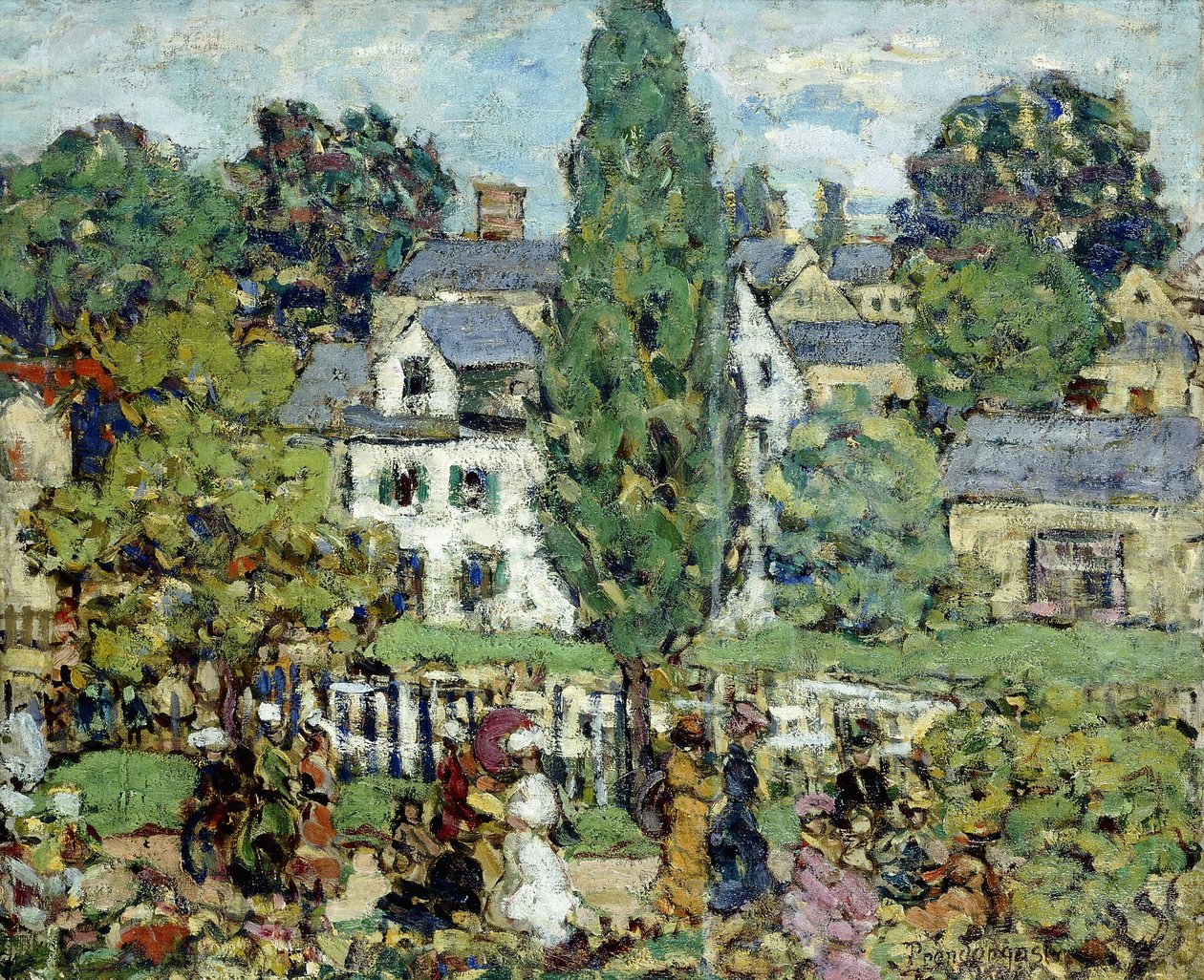 Öğleden Sonra Yürüyüşü, Yaz, by Maurice Brazil Prendergast