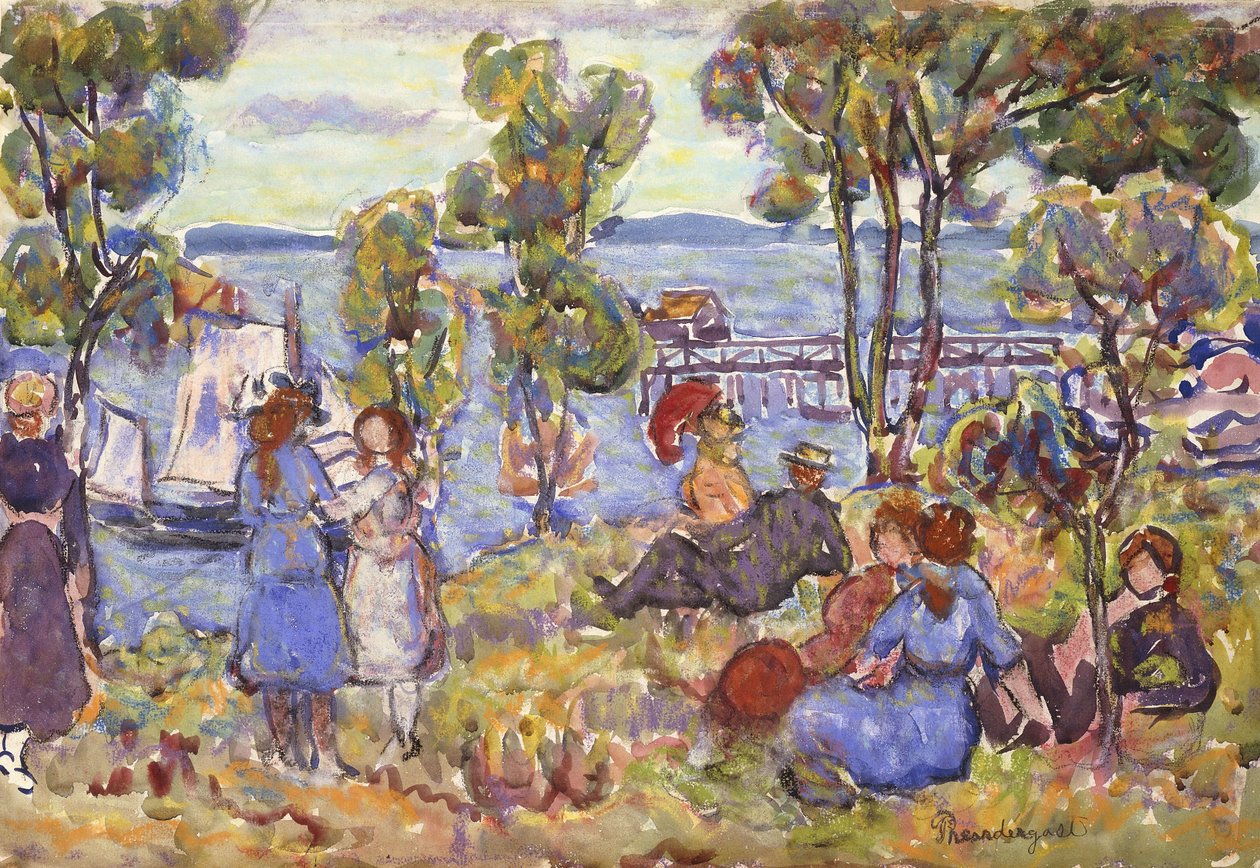 Tekne İniş, Nahant Massachusetts, by Maurice Brazil Prendergast