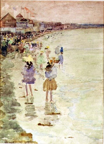 Hilal Plajı by Maurice Brazil Prendergast