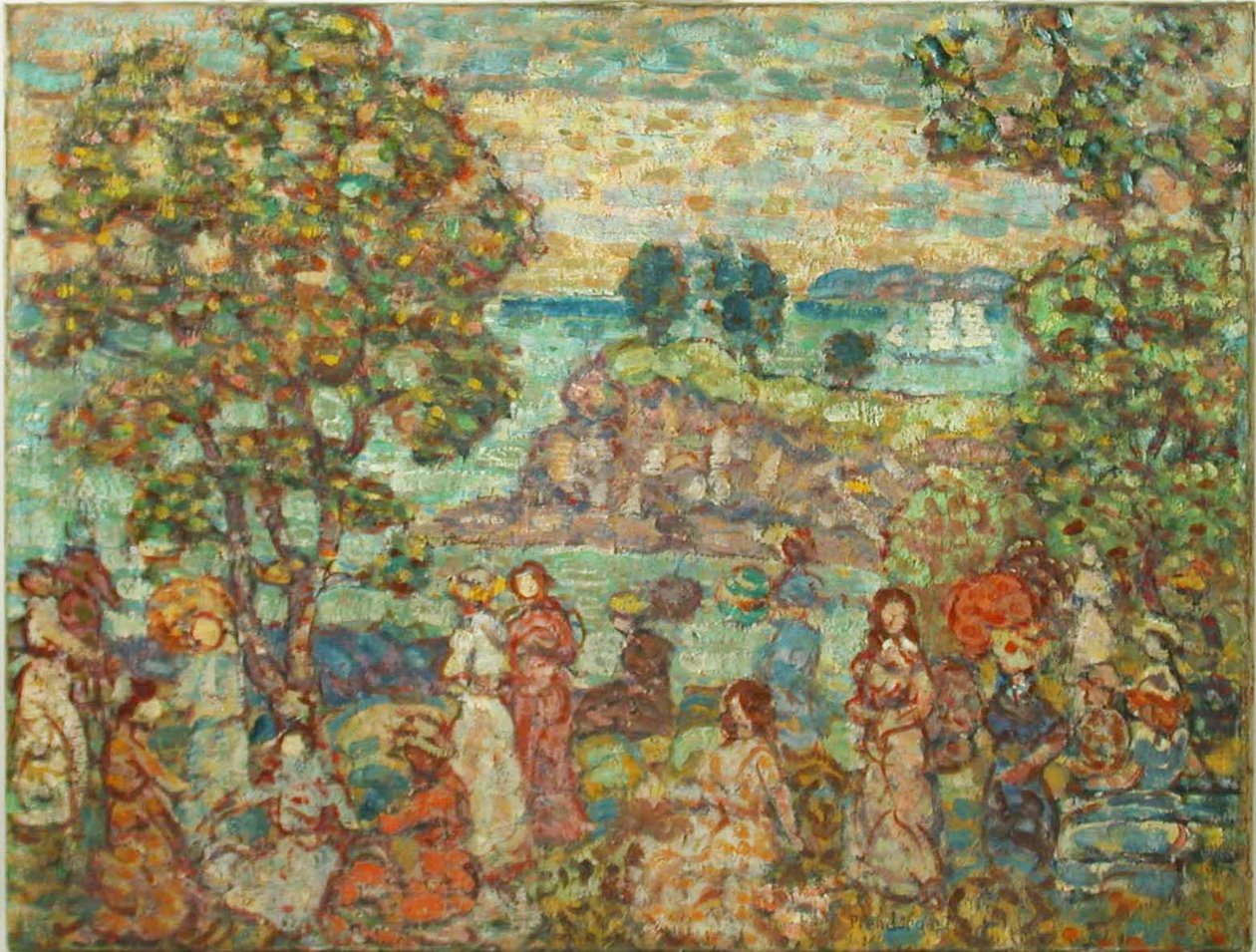 Manzara (Plaj Sahnesi) by Maurice Brazil Prendergast