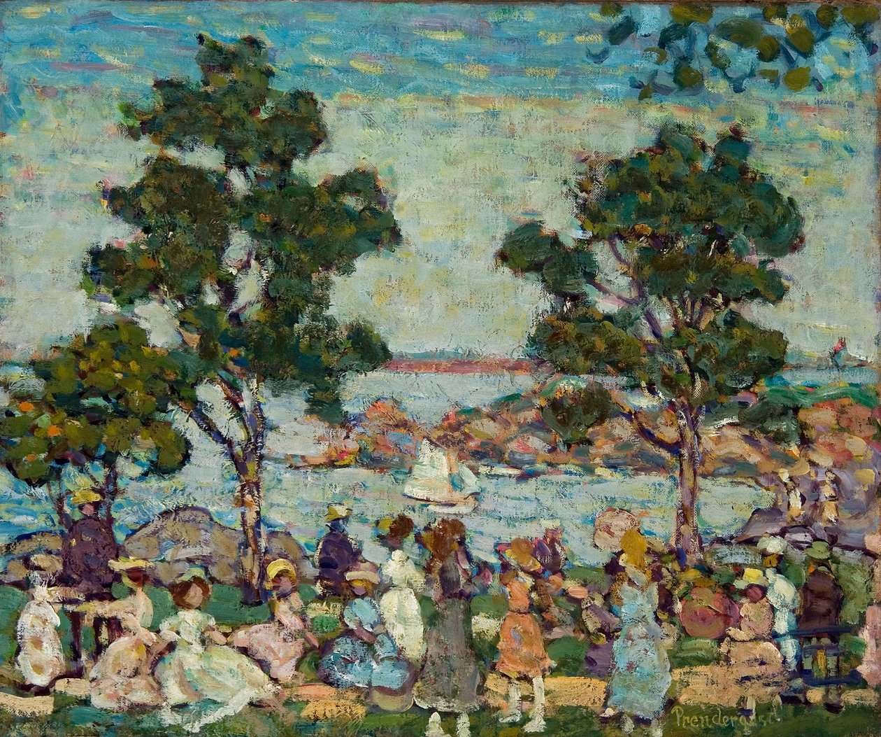 Manzara (Park Sahnesi) by Maurice Brazil Prendergast