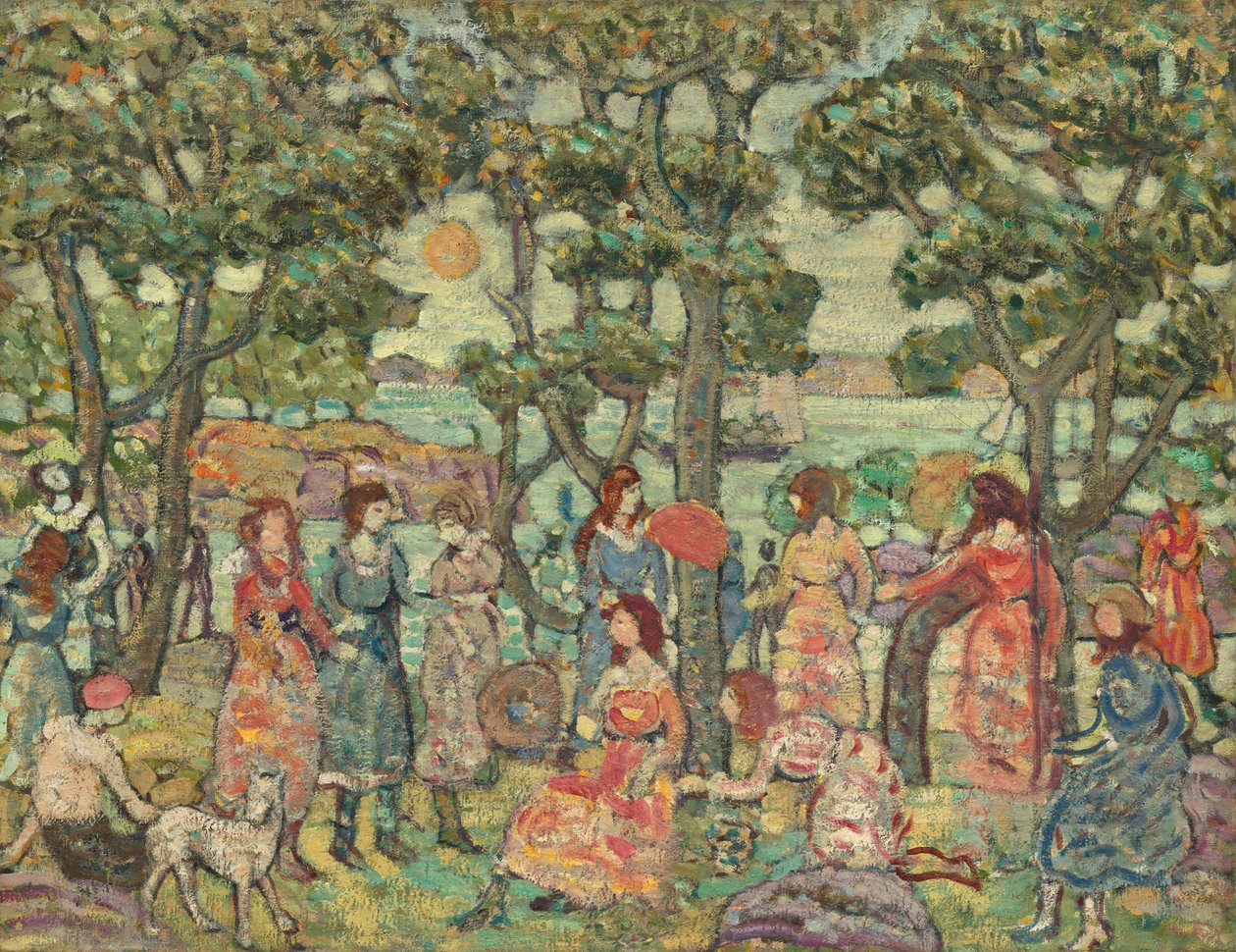 Figürlü Manzara, 1921. by Maurice Brazil Prendergast