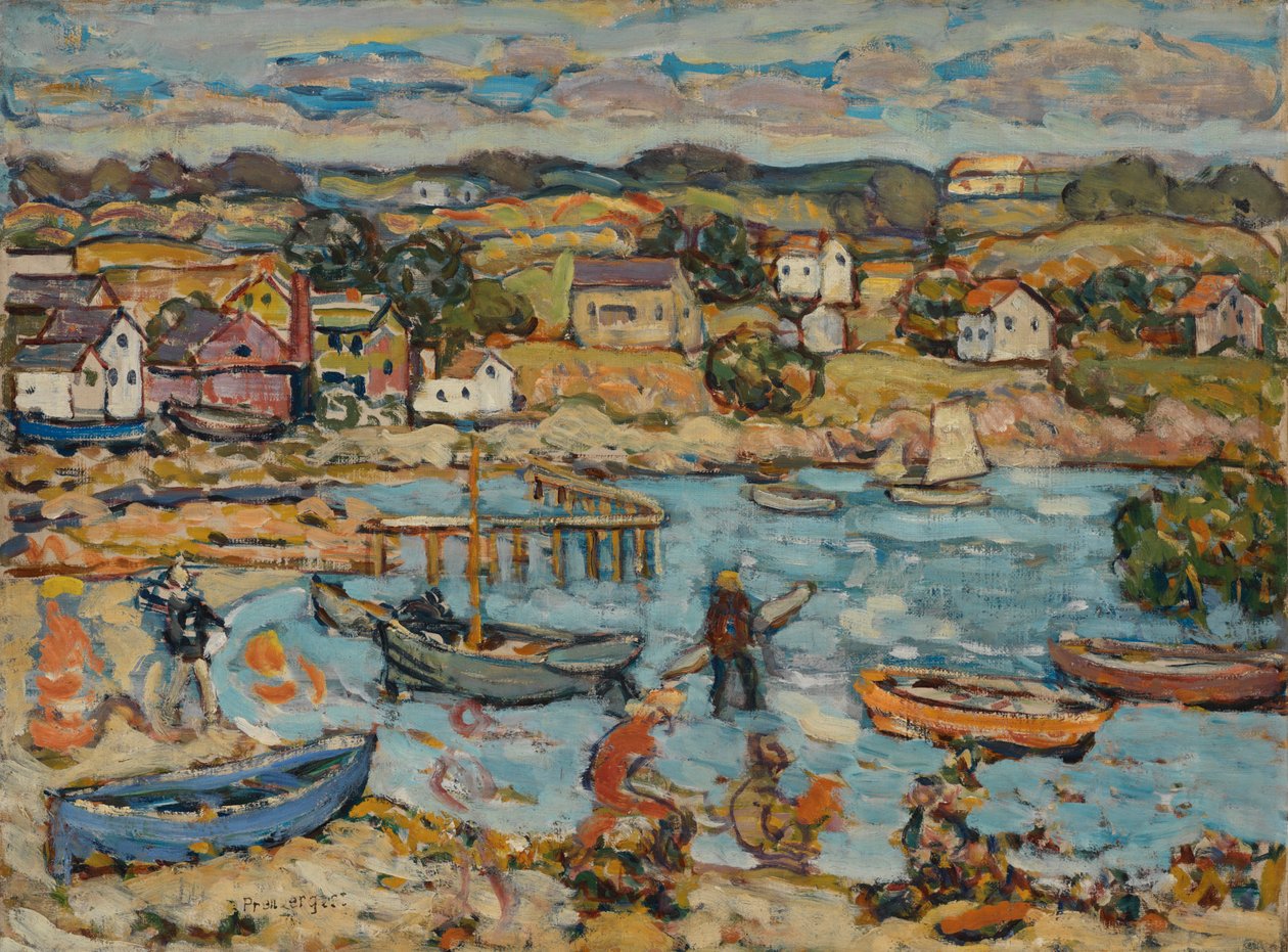 Marblehead Limanı by Maurice Brazil Prendergast