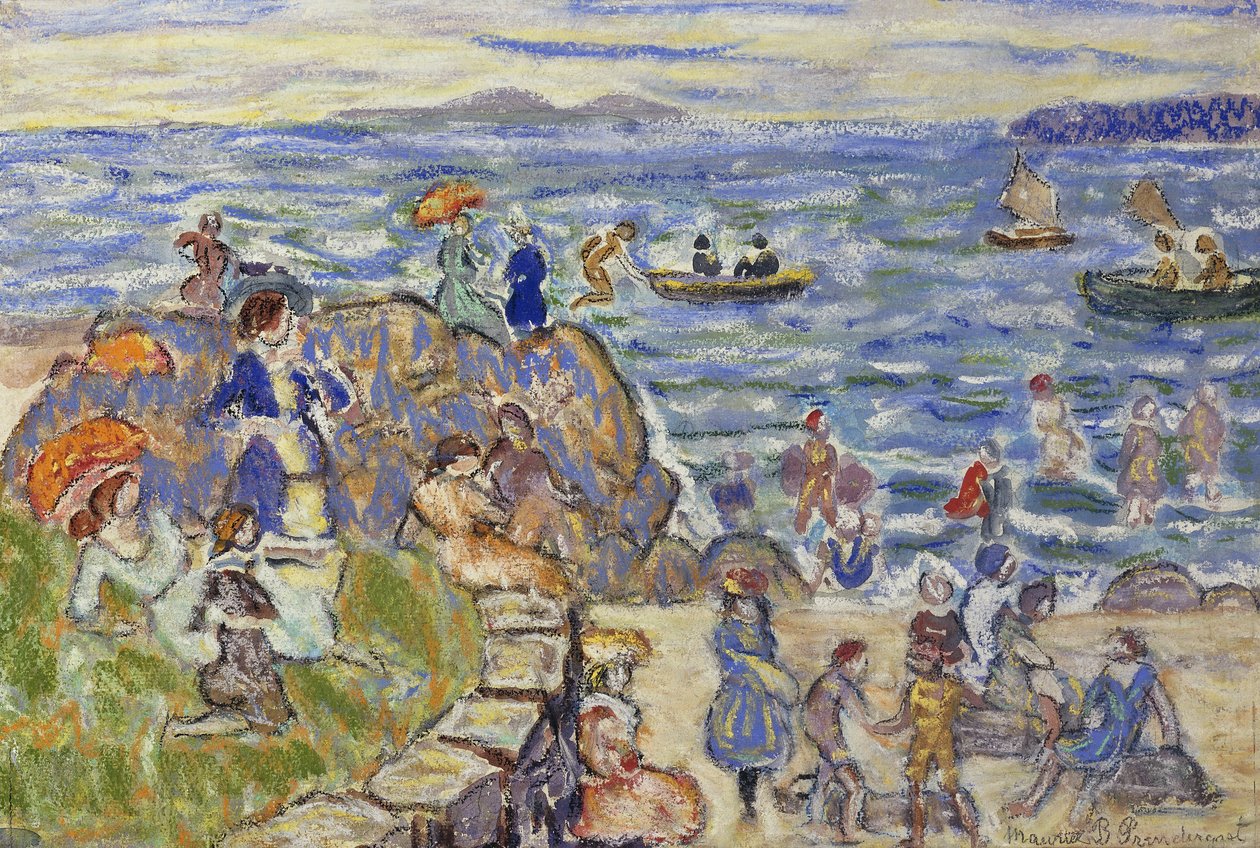 Massachusetts Sahil Sahnesi, by Maurice Brazil Prendergast