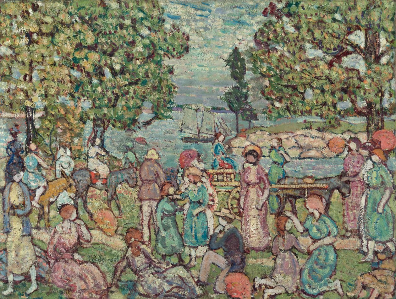 Sahilde, No. 3, 1915 by Maurice Brazil Prendergast