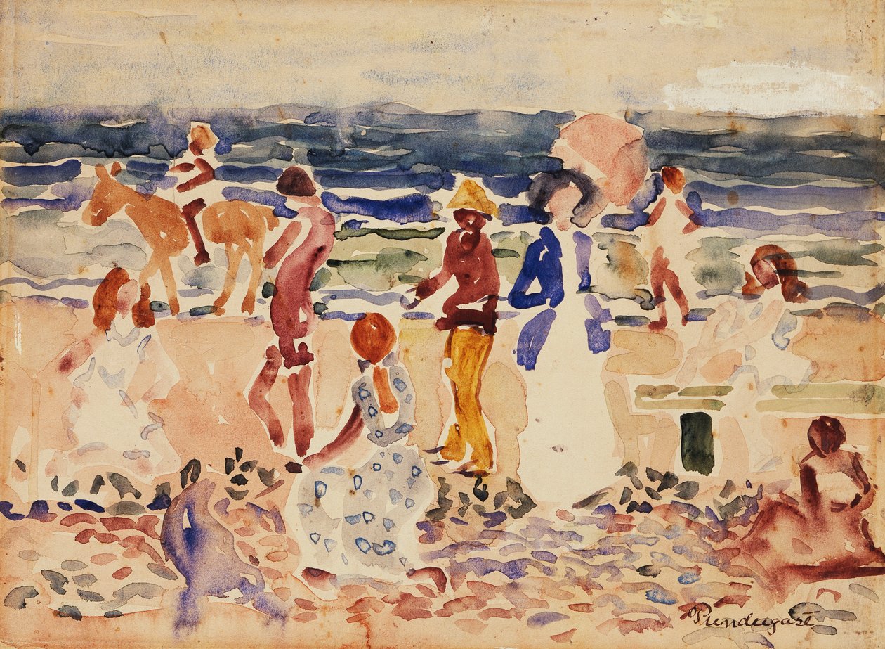 Sahilde, c.1920-23 by Maurice Brazil Prendergast