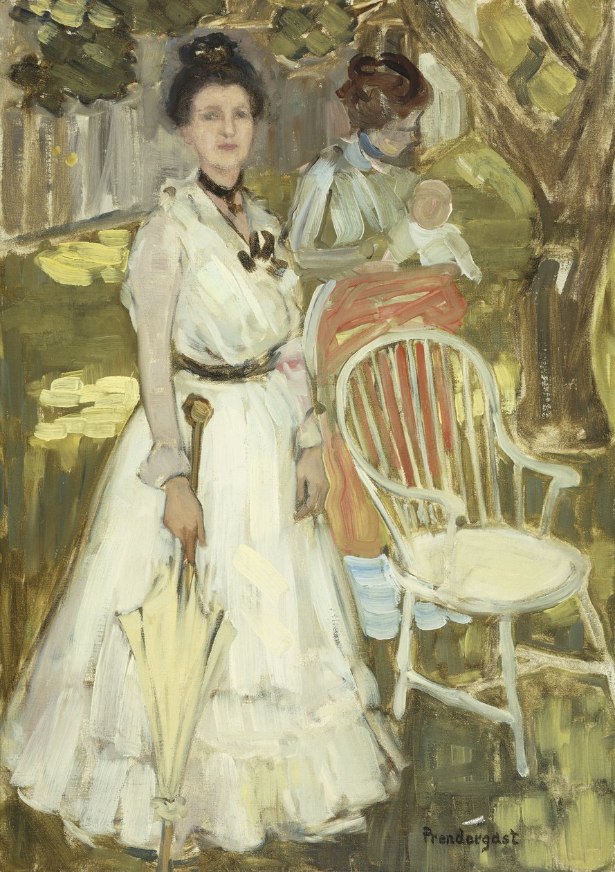 Bayan portresi, by Maurice Brazil Prendergast